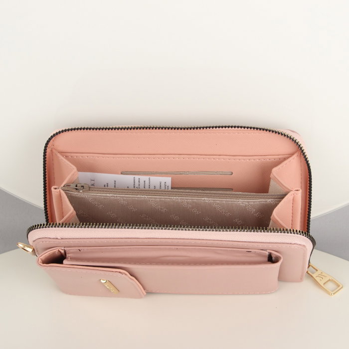 Zoozie Bags Bolsa de Teléfono de Cuero Crossbody Powder